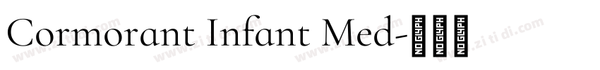 Cormorant Infant Med字体转换
